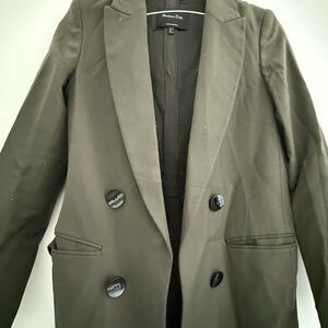 Massimo Dutti Women’s Olive Blazer